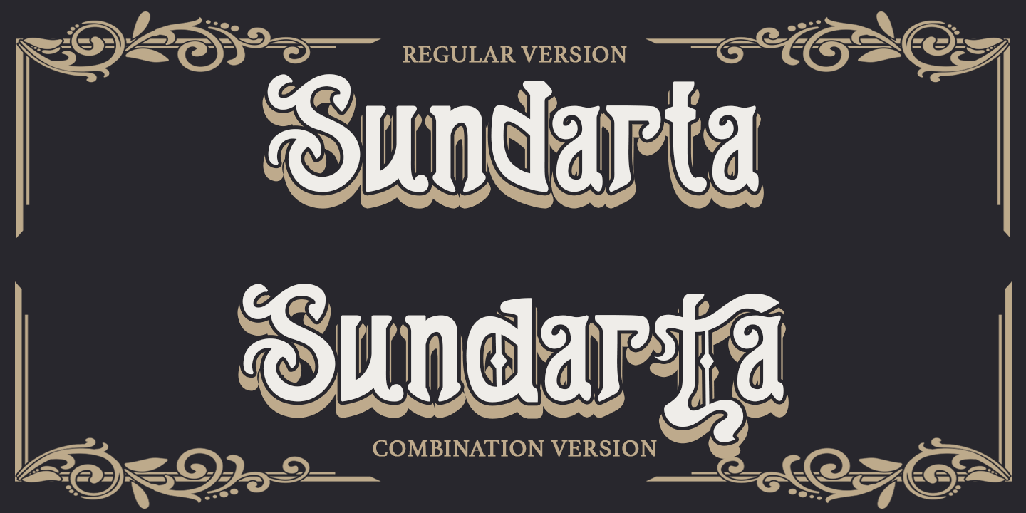 Sundarta Regular Font preview